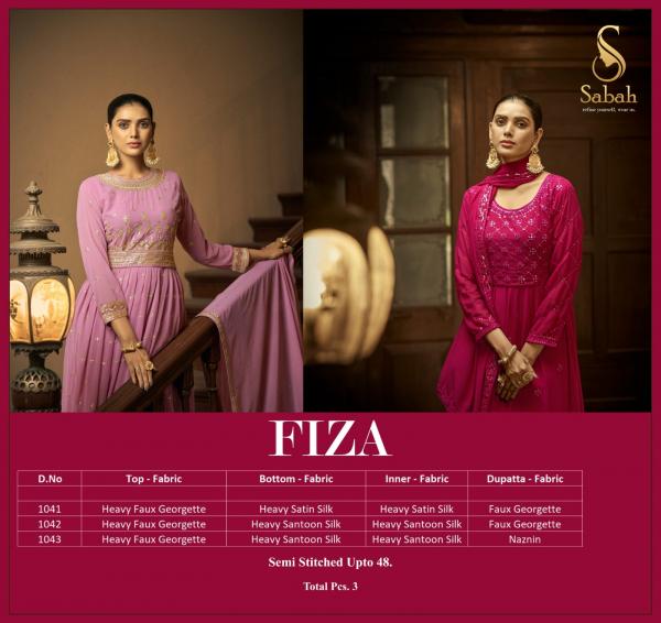 Sabah Fiza Exclusive Designer Salwar Kameez Collection